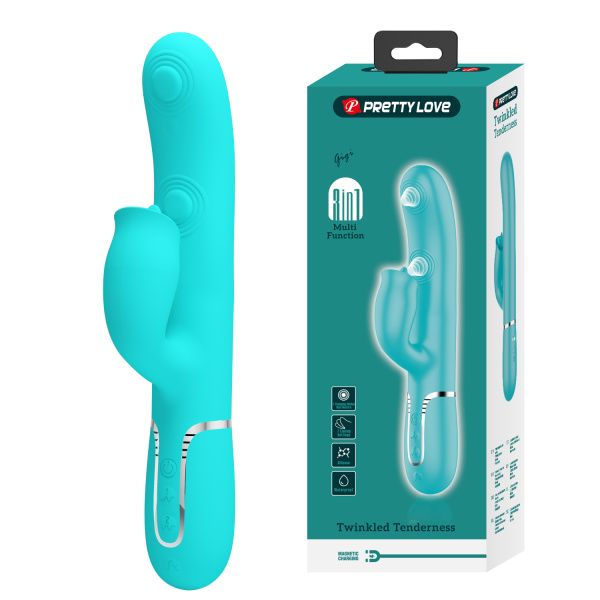 Вибратор Кролик с пульсацией Pretty Love BW-500035-1_1