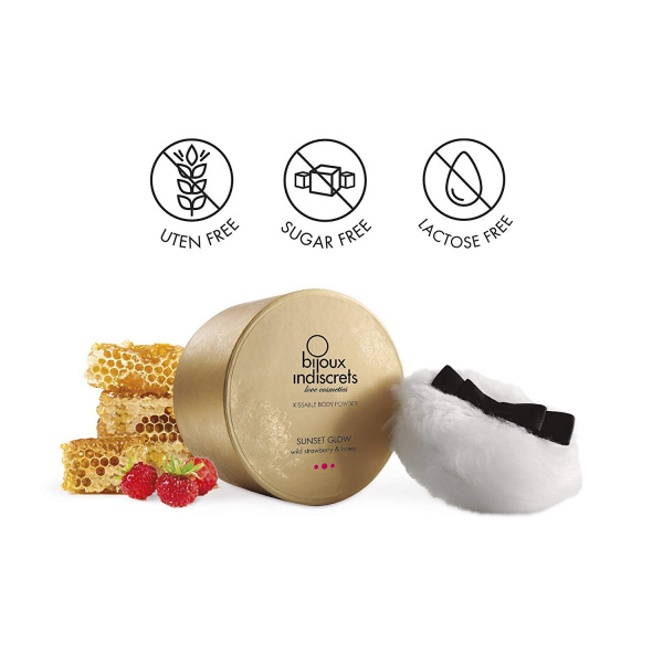 Пудра для тела Bijoux Indiscrets Sunset Wild Powder клубника_1