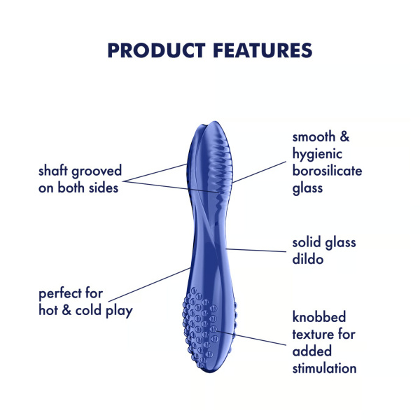 dazzling-crystal-2-dildo-blue-product-features