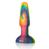 Анальная премиум-пробка с эффектом римминга в наборе PEACE & LOVE TIE-DYE_8