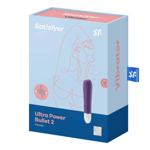 Мини вибромассажер Satisfyer Ultra Power Bullet 2, фиолетовый_1