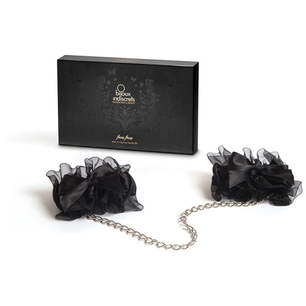 Наручники Bijoux Indiscrets - Frou Frou Organza Handcuffs, черные_3