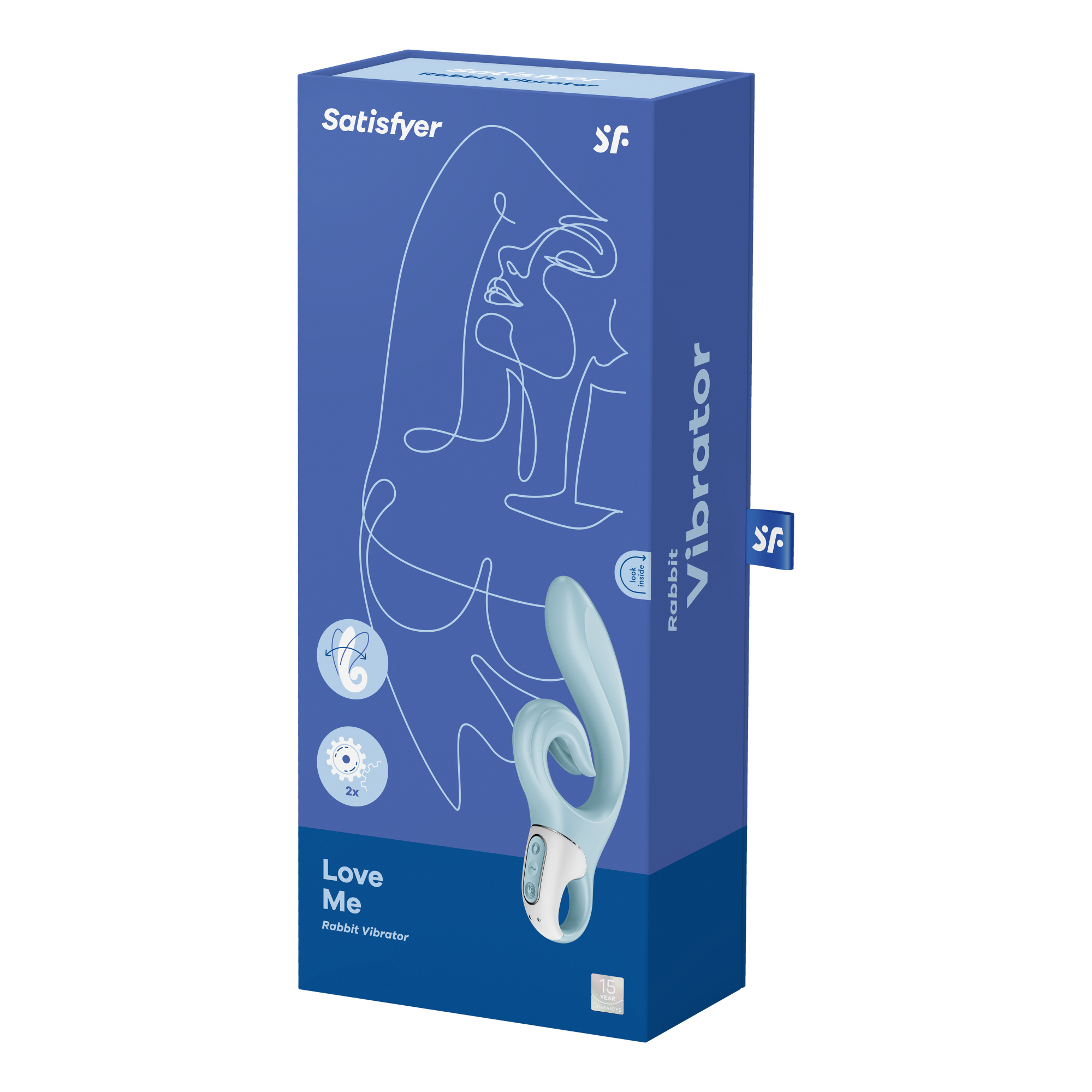 Вибратор-кролик Satisfyer Love me, голубой_7