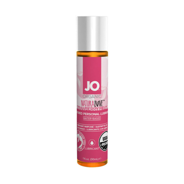 Органический лубрикант на водной основе с клубникой / JO Naturlove USDA Strawberry fields 1oz - 30 м_1