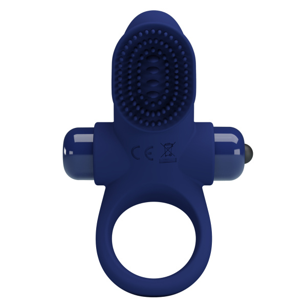 Эрекционное кольцо с вибростимуляцией клитора Pretty love BI-210205-3_1