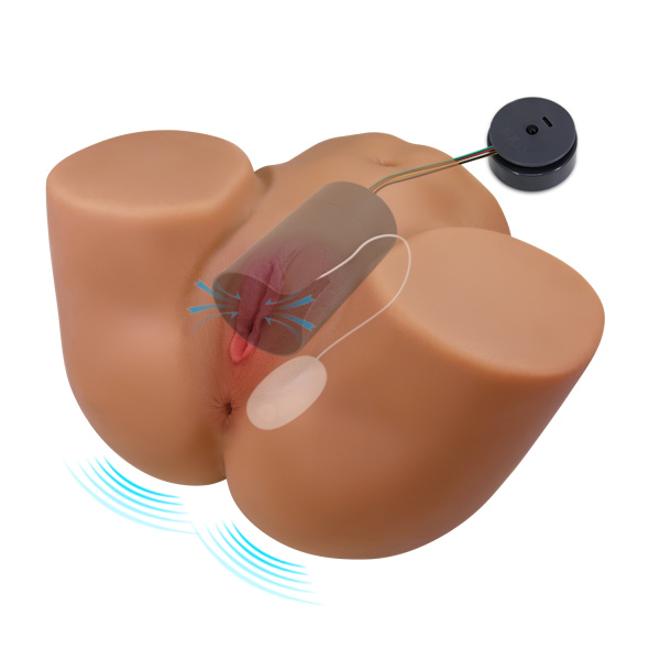 Мастурбатор полуторс Geriann, с вибрацией, эффектом всасывания, голосовым сопровождением_6