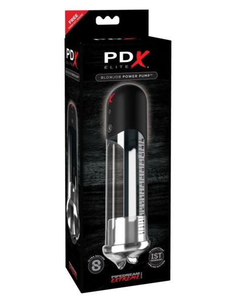 Автоматическая вакуумная помпа имитирующая минет PDX ELITE Blowjob Power Pump_1