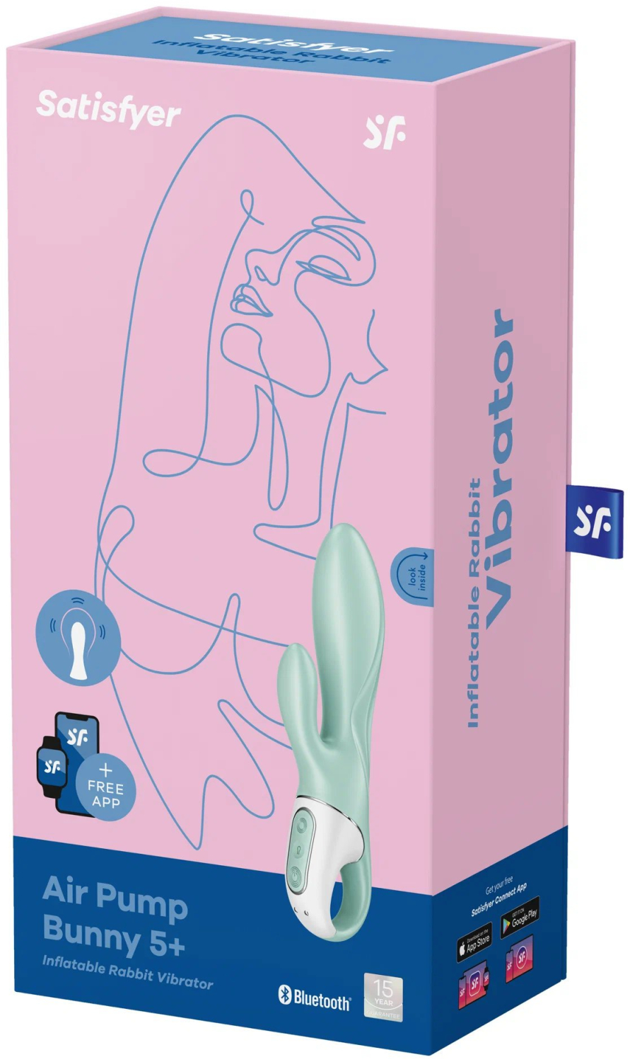 Вибратор Satisfyer Air Pump Bunny 5+_7