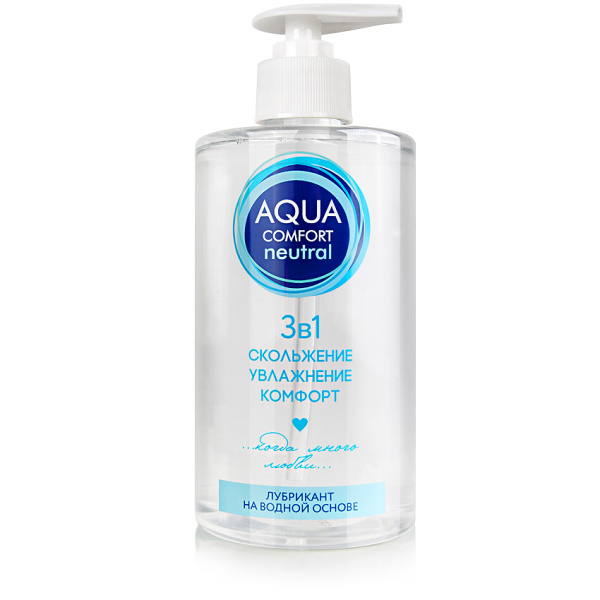 Лубрикант на водной основе AQUA COMFORT hot secret NEUTRAL 440 г арт. LB-36003 маркировка_2