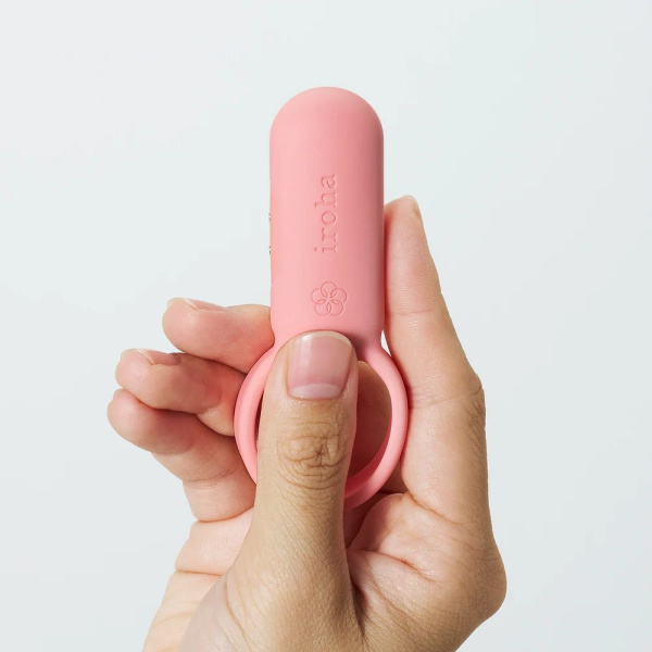 Эрекционное кольцо iroha paiRING Coral Pink с вибрацией_5
