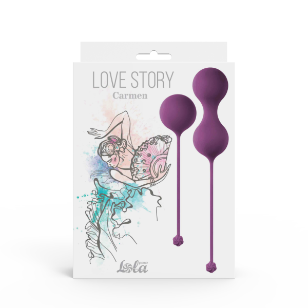 Набор вагинальных шариков Love Story Carmen Lavender Sunset_3