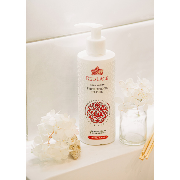 Лосьон для тела с феромонами Red Lace Pheromone Cloud Ваниль & Белый мускус 250 мл_3
