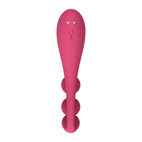 Тройной вибромассажёр Satisfyer Tri Ball 1, красный_5