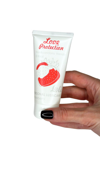Лубрикант на Водной Основе Lola Games Love Protection Strawberry 50ml_4