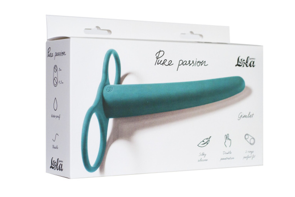 Насадка для двойного проникновения Pure Passion Gimlet Green_1