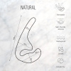 Безремневой анальный страпон Natural Seduction Beige_1