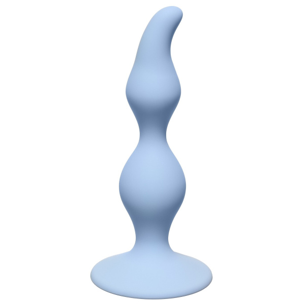 Анальная пробка Curved Anal Plug Blue_1