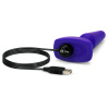 Анальная премиум-пробка с 3 моторами B-Vibe Trio Plug PURPLE_8