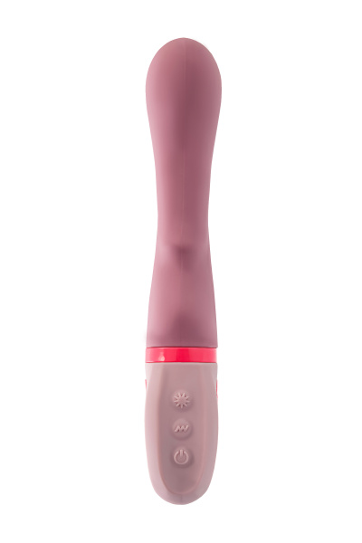 Вибратор Flovetta ROSE, силикон, розовый, 19 см_3