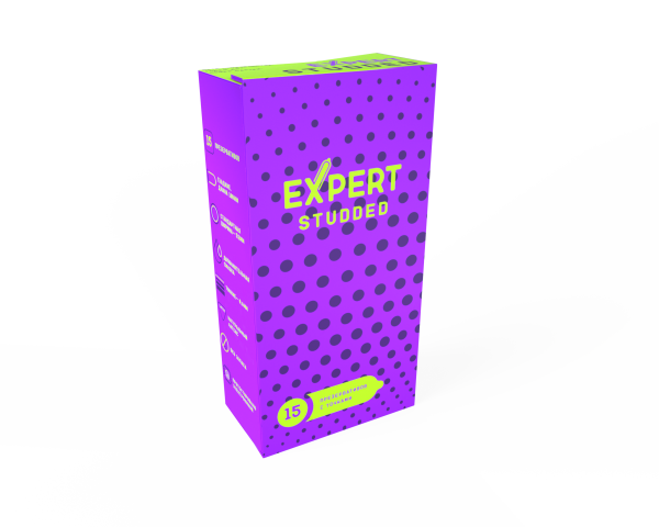 Презервативы EXPERT Studded, облегающие, точечные, 15 шт_1