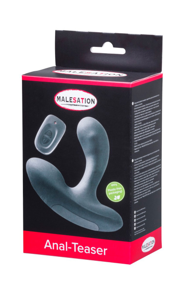 Стимулятор простаты MALESATION Anal-Teaser, силикон, черный_4