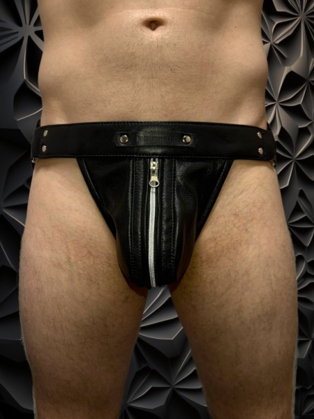 Трусы мужские из натуральной кожи БДСМ Арсенал 52036ars_1
