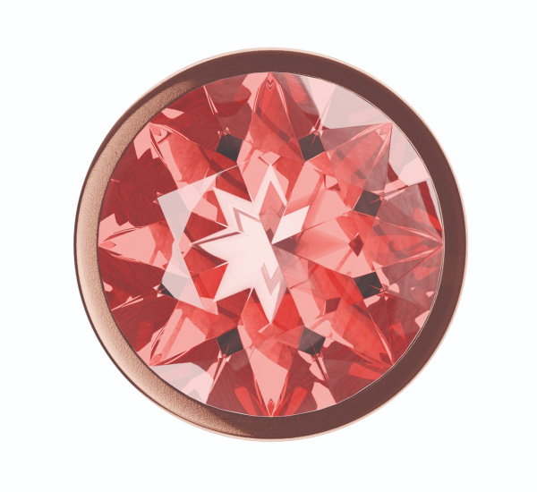 Анальная Пробка Diamond Ruby Shine S Розовое Золото_4