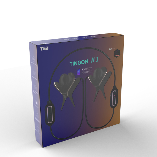 Интерактивные виброзажимы на соски Tingon N1_3