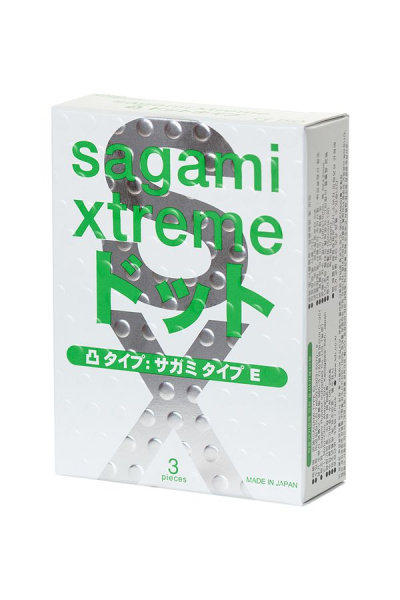 Презервативы Sagami Xtreme Type-e точечные 3 шт._1