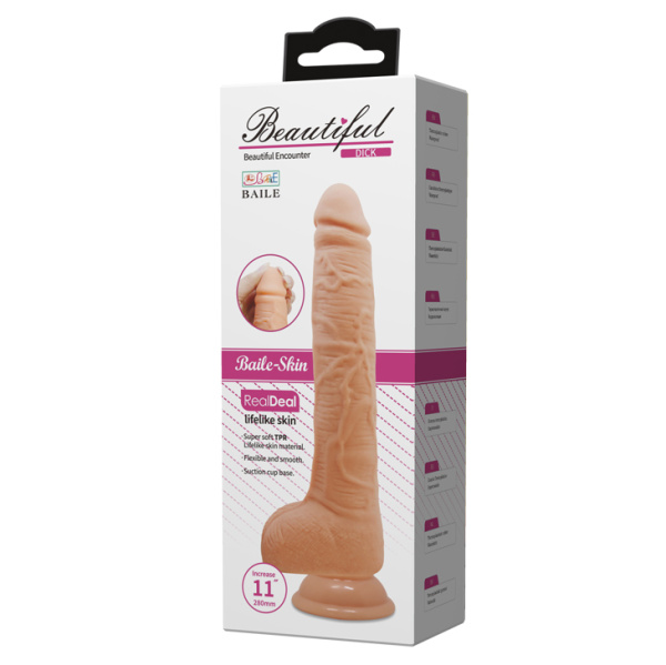 Фаллоимитатор на присоске Baile Beautiful Dick_2
