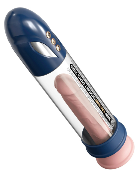 Помпа вакуумная автоматическая мужская Max Boost Pro Flow, синяя_5