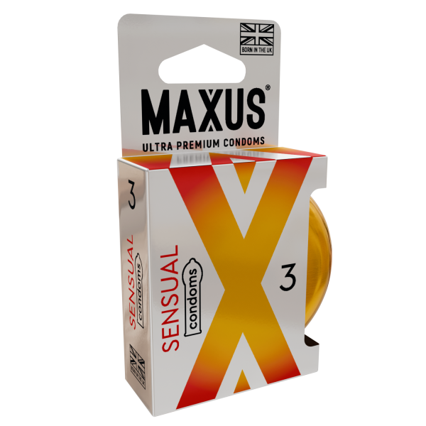 Презервативы MAXUS Sensual, анатомические, 3 шт_3