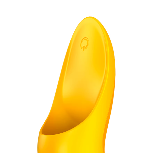 Satisfyer-teaser-yellow-finger-vibrator-detail