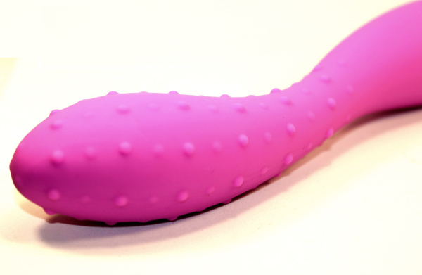 Фаллоимитатор с двумя разными поверхностями розовый 47453-MM_1