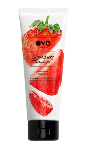 Гель ароматизированный на водной основе OYO AROMA GEL Strawberry 75 мл., арт. OYO-STR_2