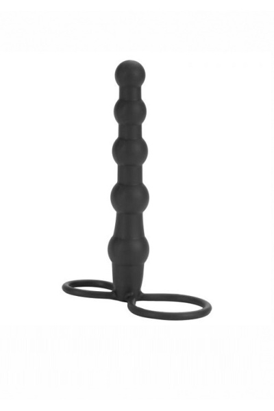 Страпон для двойного проникновения (пенетрейшен) Silicone Beaded Double Rider_3