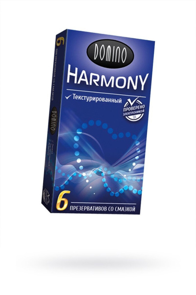 Презервативы Luxe DOMINO HARMONY Текстурированный 6 шт. в упаковке_1