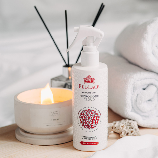 Парфюмированный мист с феромонами Red Lace Pheromone Cloud Ваниль & Белый мускус 250 мл_4