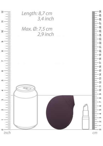 Эргономичный женский массажер Irresistible Seductive, фиолетовый_3