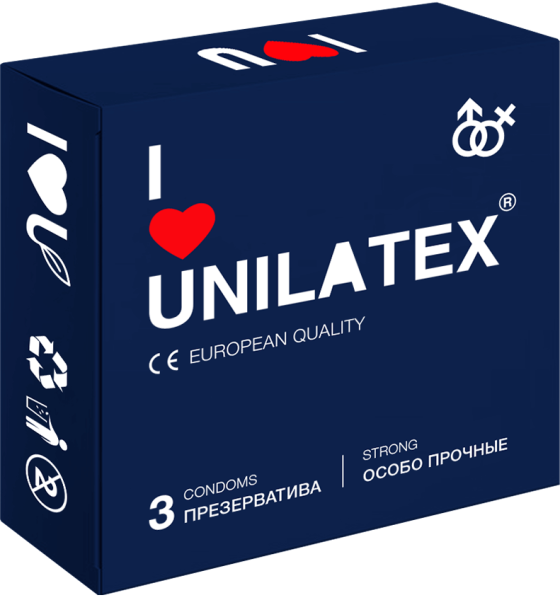 Презервативы ультрапрочные Unilatex Extra Strong 3 шт_2