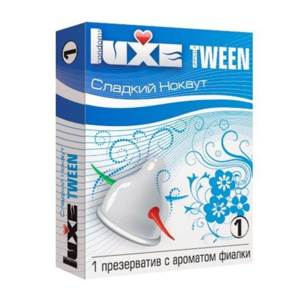 Презервативы Luxe Tween Сладкий нокаут Фиалка_1