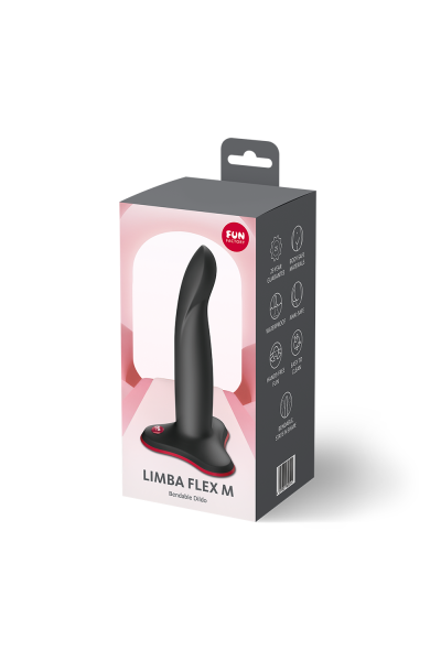 Фаллоимитатор Fun Factory Limba Flex M чёрный_5