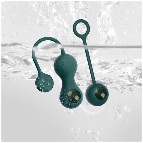 Тренажер Кегеля Magic Motion Crystal Duo темно-зеленый_4