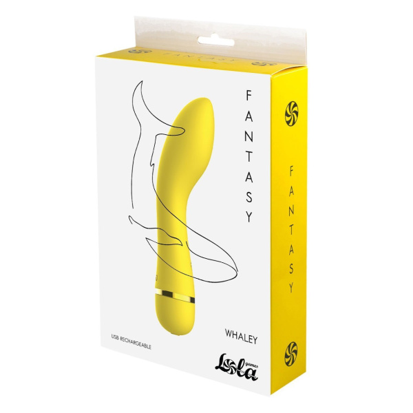 Перезаряжаемый вибратор Fantasy Whaley Yellow_2