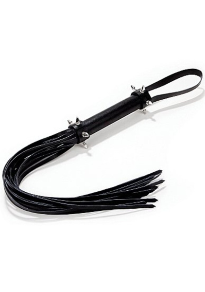 Многохвостая гладкая плеть (флогер) Spiked Leather Whip_1
