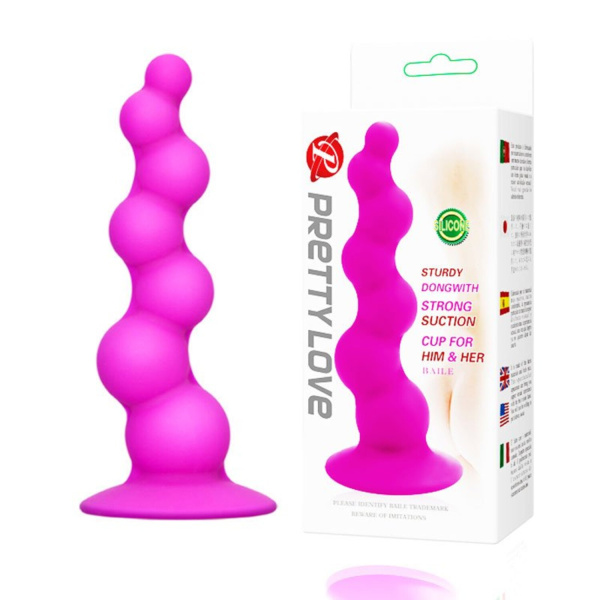 Booty Passion анальный массажер - елочка без вибрац._1