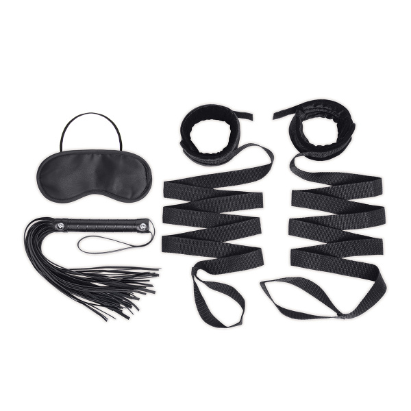 Набор бондажа для пары Bondage Bed Strap & Flogger Kit_3