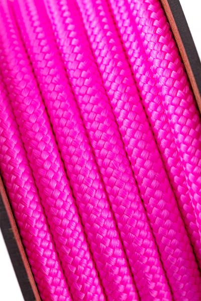 Веревка для шибари Pecado BDSM, на катушке, полиамид, розовая, 5 м_5