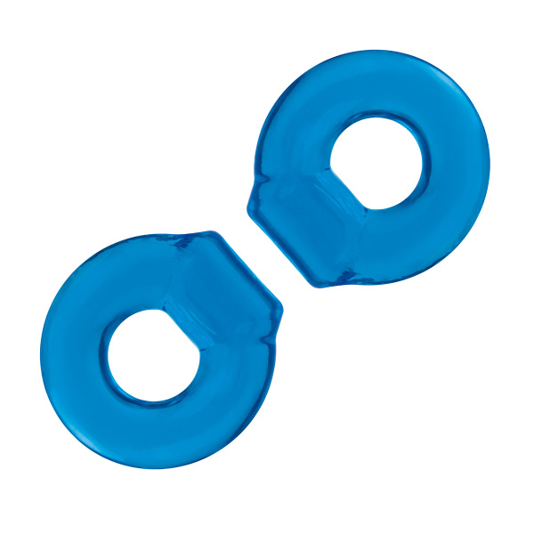 Пара колец для пениса и мошонки 2-Pack Ultra-Stretch Stamina Endurance Ring_3