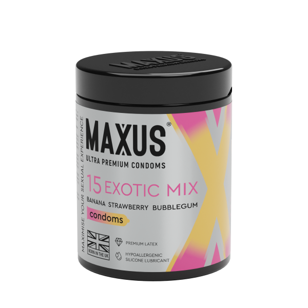 Презервативы MAXUS Exotic Mix №15, ароматизированные X-Edition, 15 шт_1